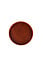 Decopatent - Bamboe Dienblad Rond - Diameter: 27 Cm - Dienblad met handvaten - Schaal - Presenteerblad - Serveerschaal - Woonaccessoires - Gevlochten Donker Bamboe Riet - Afm: 27 x 27 x 3.8 Cm.