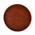 Decopatent - Bamboe Dienblad Rond - Diameter: 38 Cm - Dienblad met handvaten - Schaal - Presenteerblad - Serveerschaal - Woonaccessoires - Gevlochten Donker Bamboe Riet - Afm: 38 x 38 x 5 Cm.