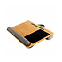 Decopatent - Laptop Schoot Standaard Bamboe Hout met Muismat en Telefoon / Ipad houder - Laptopstandaard - Laptop verhoger - Laptoptafel Schoot - Schoottafel - Knietafel - Afm: 55 x 36 x 8 Cm