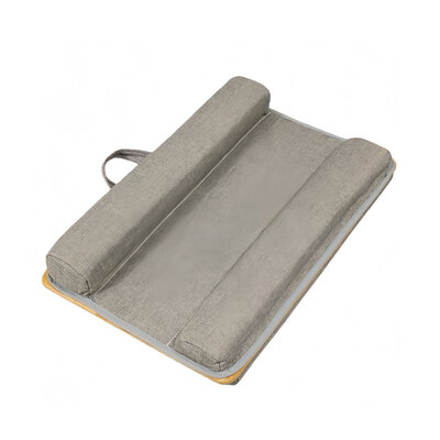 Decopatent - Laptop Schoot Standaard Bamboe Hout met Muismat en Telefoon / Ipad houder - Laptopstandaard - Laptop verhoger - Laptoptafel Schoot - Schoottafel - Knietafel - Afm: 55 x 36 x 8 Cm
