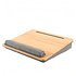 Decopatent - Laptop Schoot Standaard Bamboe Hout met Telefoon / Ipad houder - Laptopstandaard - Laptop verhoger - Laptoptafel Schoot - Schoottafel - Knietafel - Afm: 42 x 34 x 8 Cm