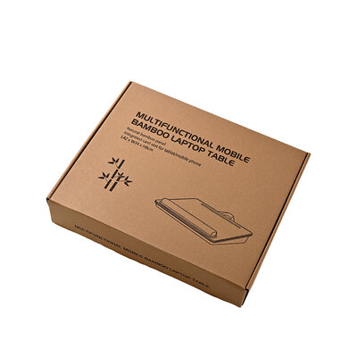 Decopatent - Laptop Schoot Standaard Bamboe Hout met Telefoon / Ipad houder - Laptopstandaard - Laptop verhoger - Laptoptafel Schoot - Schoottafel - Knietafel - Afm: 42 x 34 x 8 Cm