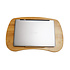 Decopatent - Laptop Schoot Standaard - Bamboe Laptray Schootkussen - Laptopstandaard - Laptop verhoger - Laptoptafel Schoot - Schoottafel - Knietafel - Afm: 47 x 30 x 8 Cm.