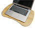 Decopatent - Laptop Schoot Standaard - Bamboe Laptray Schootkussen - Laptopstandaard - Laptop verhoger - Laptoptafel Schoot - Schoottafel - Knietafel - Afm: 47 x 30 x 8 Cm.