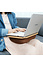 Decopatent - Laptop Schoot Standaard - Bamboe Laptray Schootkussen - Laptopstandaard - Laptop verhoger - Laptoptafel Schoot - Schoottafel - Knietafel - Afm: 55 x 35 x 8 Cm.