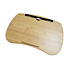 Decopatent - Laptop Schoot Standaard - Bamboe Laptray Schootkussen - Laptopstandaard - Laptop verhoger - Laptoptafel Schoot - Schoottafel - Knietafel - Afm: 55 x 35 x 8 Cm.