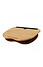 Decopatent - Laptop Schoot Standaard - Bamboe Laptray Schootkussen - Laptopstandaard - Laptop verhoger - Laptoptafel Schoot - Schoottafel - Knietafel - Afm: 38 x 28 x 8 Cm.