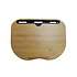Decopatent - Laptop Schoot Standaard - Bamboe Laptray Schootkussen - Laptopstandaard - Laptop verhoger - Laptoptafel Schoot - Schoottafel - Knietafel - Afm: 38 x 28 x 8 Cm.