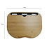 Decopatent - Laptop Schoot Standaard - Bamboe Laptray Schootkussen - Laptopstandaard - Laptop verhoger - Laptoptafel Schoot - Schoottafel - Knietafel - Afm: 38 x 28 x 8 Cm.