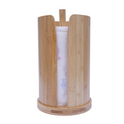 Decopatent Decopatent - Bamboe Keukenrolhouder Draaibaar - Houten Keukenrolstandaard - Staande Rolhouder voor Keukenpapier Rollen - Duurzaam Bamboe - Afmeting: 30 x 17.5 x 17.5 cm.