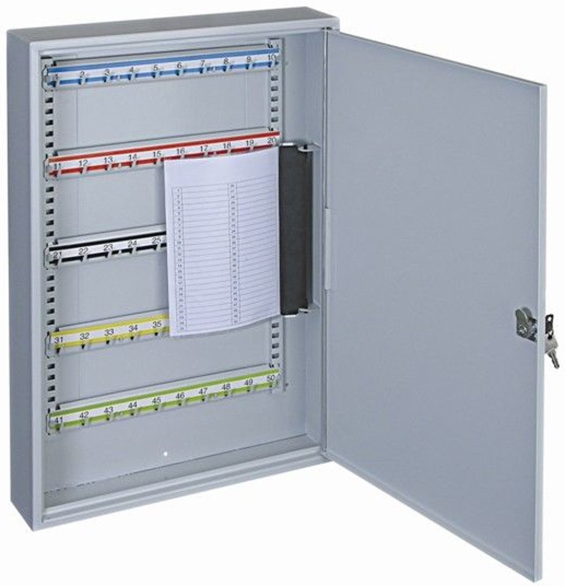 Rottner Tresor S50 Sleutelkast Voor 50 Sleutels Lichtgrijs rottner tresor kopen in de aanbieding