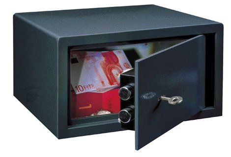 Rottner Tresor Meubelkluis Privekluis Le 17 Met Sleutelslot Antraciet rottner tresor kopen in de aanbieding