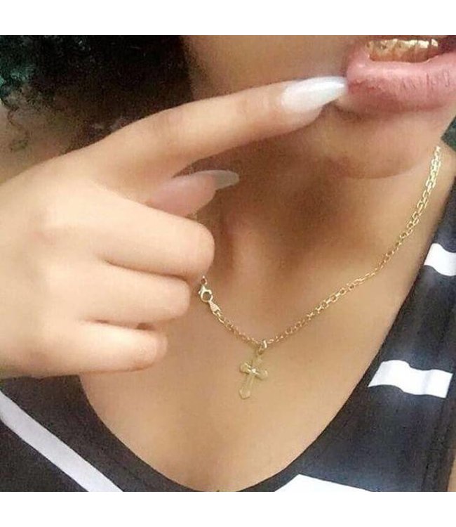 GrillzShop Grillz tanden - boven- en onderkant - Goudkleurig - op maat te maken