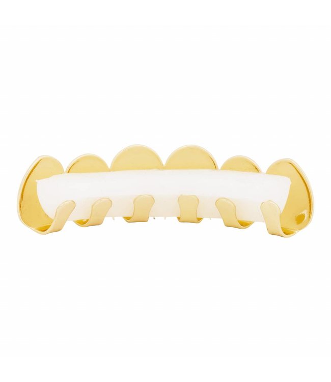 GrillzShop Grillz tanden - onderkant - Goudkleurig - zelf op maat te maken