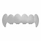 Grillz tanden - bovenkant - Zilverkleurig VAMPIER - op maat te maken