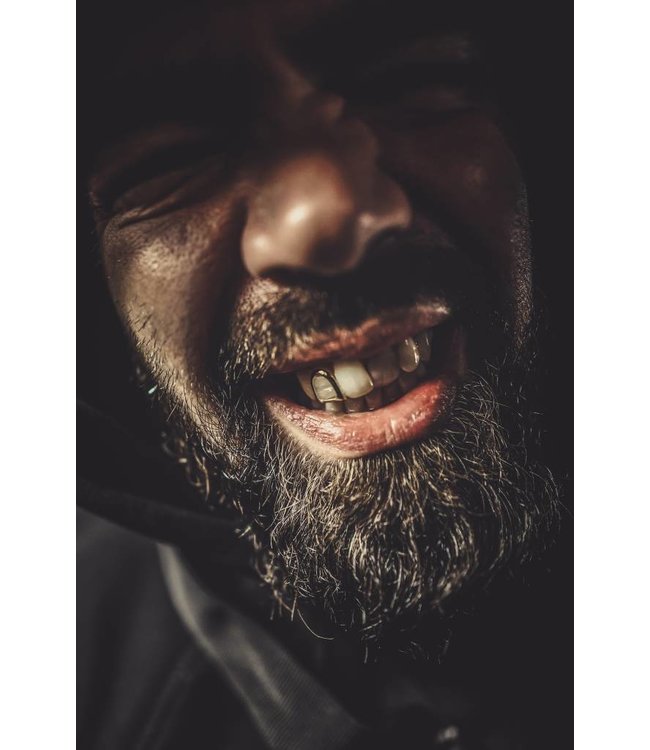 GrillzShop Goudkleurige tand - voortand  Edge - zelf op maat te maken