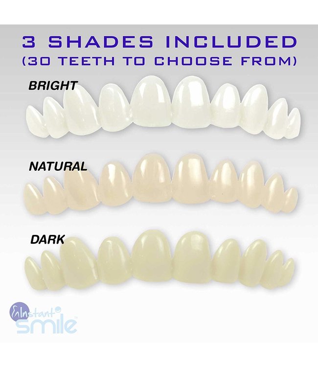 GrillzShop Tand afgebroken reparatie kit InstantSmile gebit (goedkope kunstgebit) - Theeth Recovery -  Multishade