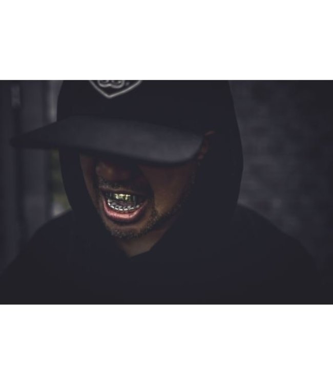 GrillzShop Grillz tanden - onderkant - Goudkleurig - zelf op maat te maken