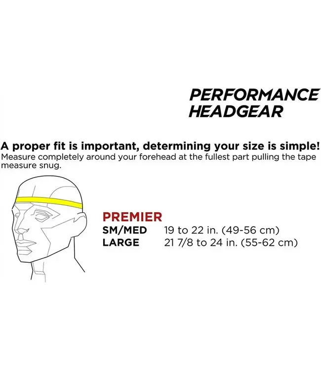 Full90 Beschermende hoofdband Premier Zwart