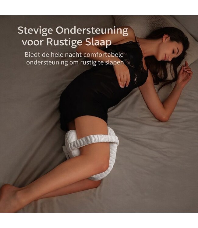 Orthopedisch Kniekussen voor Zijslapers - Inclusief opbergzak - Kniekussen - Kniekussen voor in Bed - Beenkussen - Knie Kussen - Kniekussens - Zijslaapkussen - Artrose - Heupklachten - Ischias