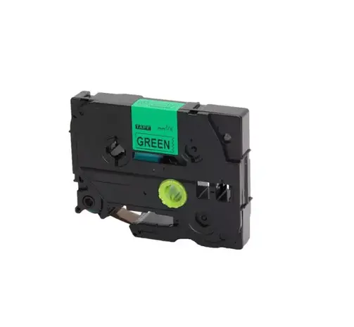 Brother TZe-731 Compatible 12mm Zwart op Groen Brother TZe-731 Compatible 12mm Zwart op Groen