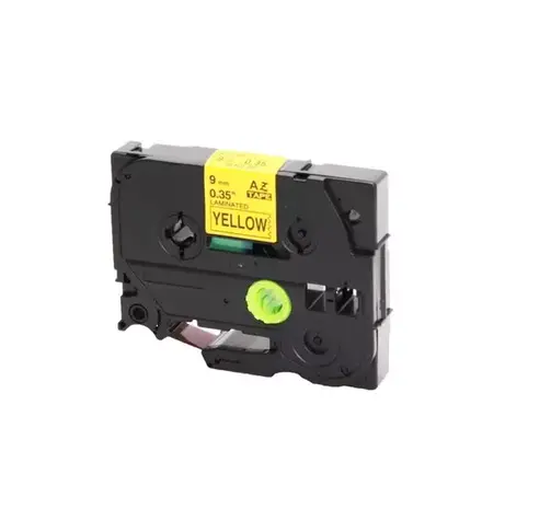 Brother TZe-621 Compatible 9mm Zwart op Geel Brother TZe-621 Compatible 9mm Zwart op Geel
