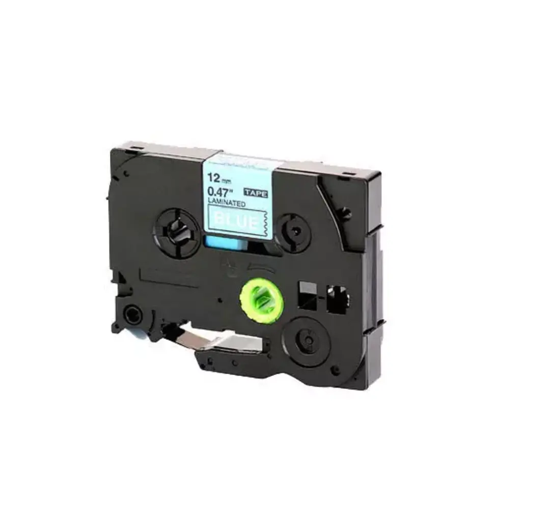 Brother TZe-535 Compatible 12mm Wit op Blauw Brother TZe-535 Compatible 12mm Wit op Blauw