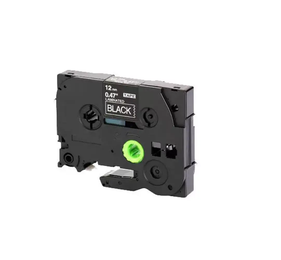 Brother TZe-335 Compatible 12mm Wit op Zwart Brother TZe-335 Compatible 12mm Wit op Zwart