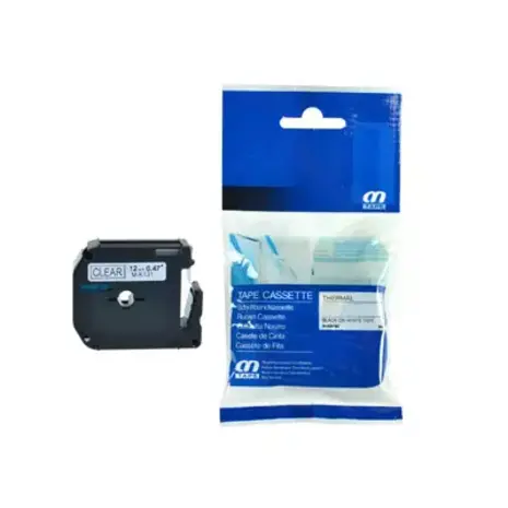 Brother MK-131 Compatible 12mm Zwart op Transparant Brother MK-131 Compatible 12mm Zwart op Transparant
