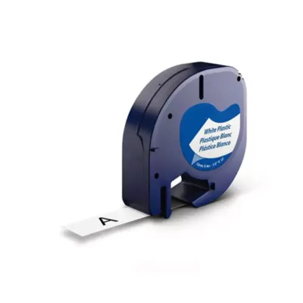 Dymo LetraTag 91201 Compatible 12mm Zwart op Wit Dymo LetraTag 91201 Compatible 12mm Zwart op Wit