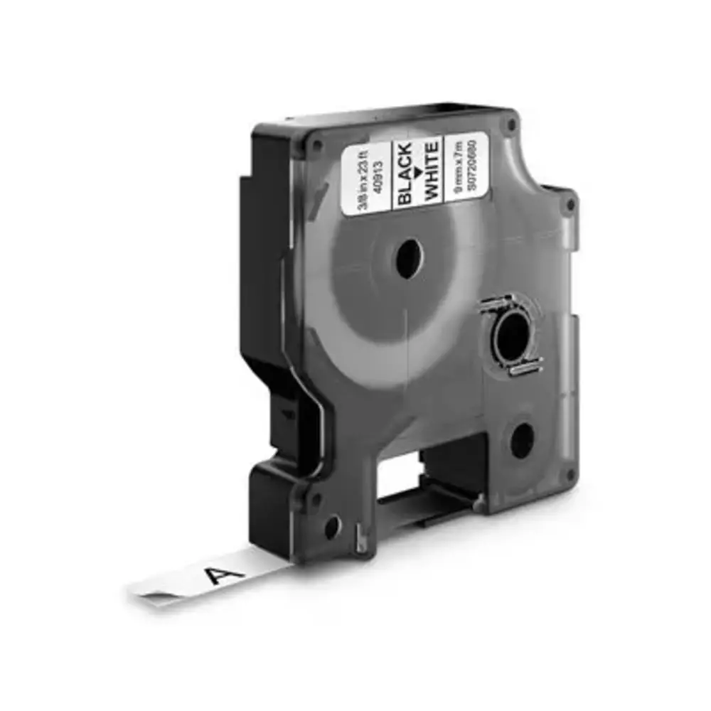 Dymo D1 40913 Compatible 9mm Zwart op Wit Dymo D1 40913 Compatible 9mm Zwart op Wit