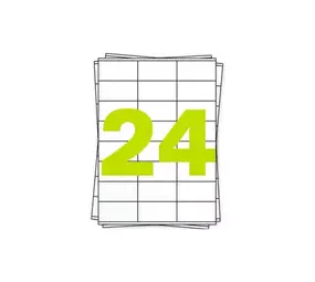 A4 Labels 100 x 24 stuks