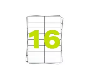 A4 Labels 100 x 16 stuks