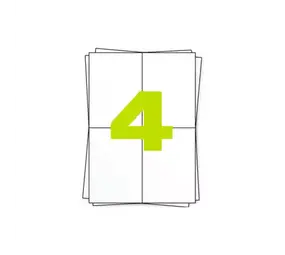 A4 Labels 100 x 4 stuks