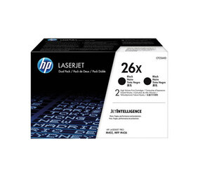 HP HP 26X (CF226XD) Toner Zwart 2-Pack