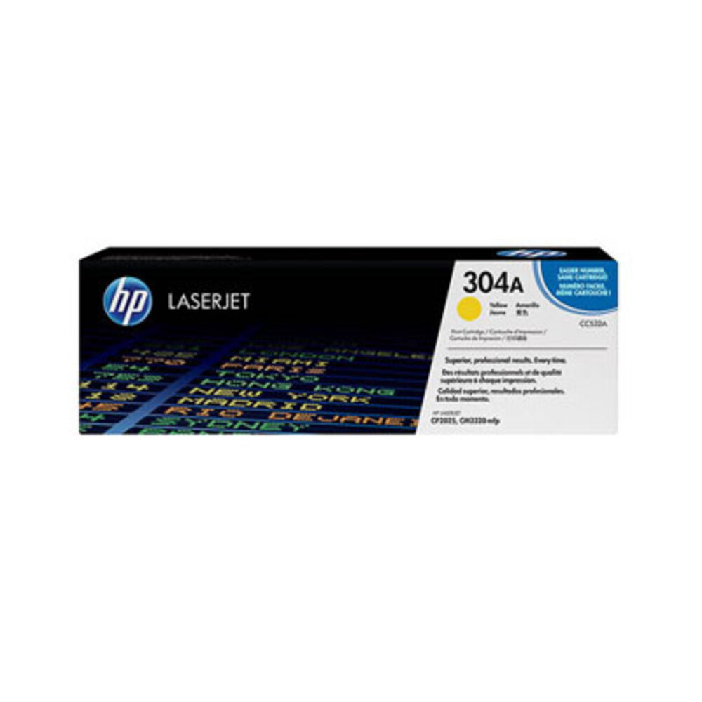 HP HP 304A (CC532A) Toner Geel