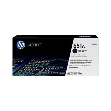 HP HP 651A (CE340A) Toner Zwart