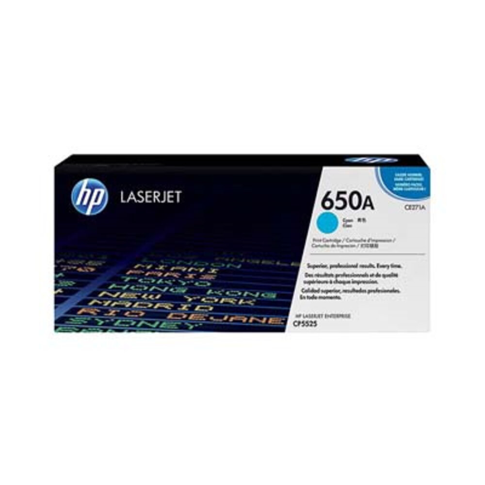HP HP 650A (CE271A) Toner Cyaan