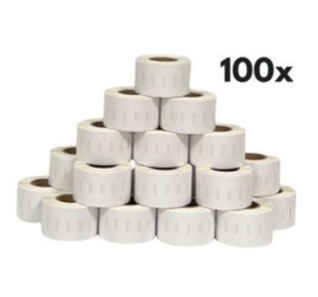 Dymo 99010 Compatible 89x28mm Wit 100-pack Dymo 99010 Compatible 89x28mm Wit 100-pack