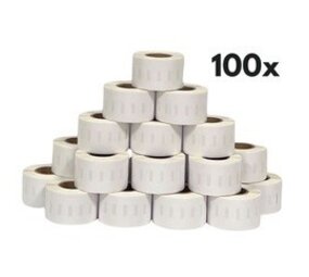 Dymo 100 stuks Compatible 99010 Wit Dymo 100 stuks Compatible 99010 Wit