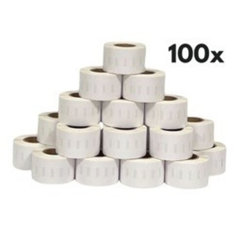 Dymo 99010 Compatible 89x28mm Wit 100-pack Dymo 99010 Compatible 89x28mm Wit 100-pack