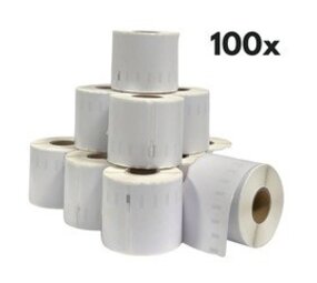 Dymo 100-pack Compatible 99014 Wit Dymo 100-pack Compatible 99014 Wit