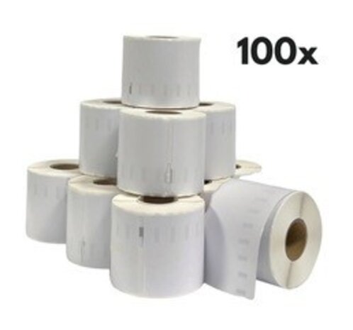 Dymo 99014 Compatible 101x54mm Wit 100-pack Dymo 99014 Compatible 101x54mm Wit 100-pack