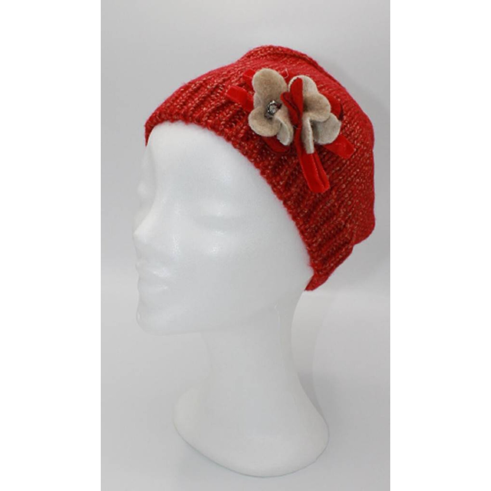 Complit Red cap with Flower - Complit