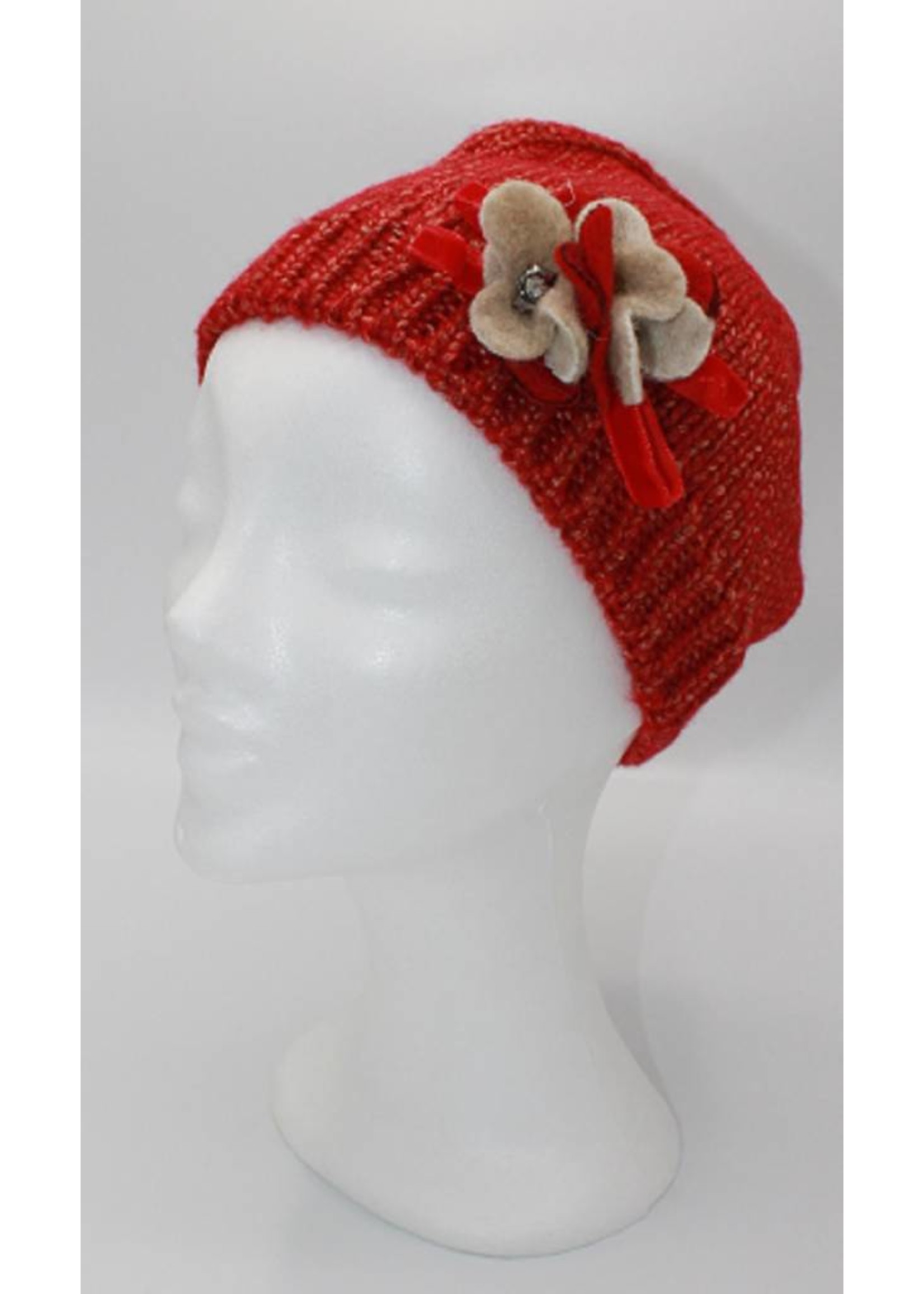 Red cap with Flower - Complit