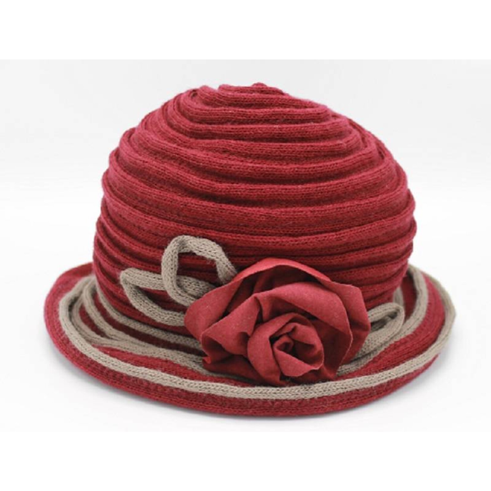 Complit Bordeaux Chapeau avec Fleur - Complit
