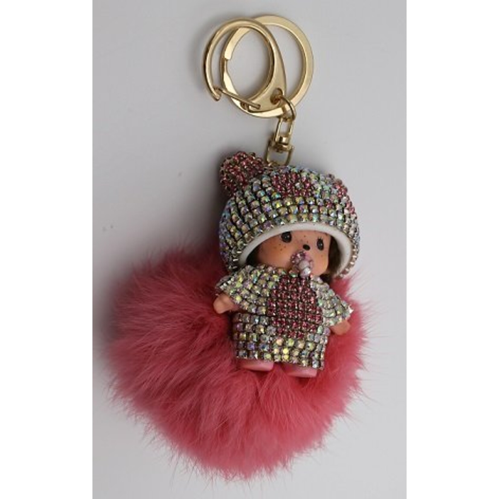 Popje roze hoedje