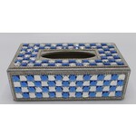 Napkin box blue