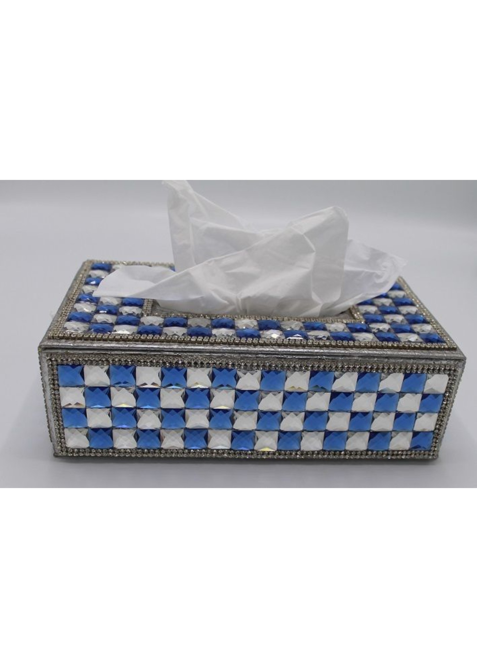 Napkin box blue