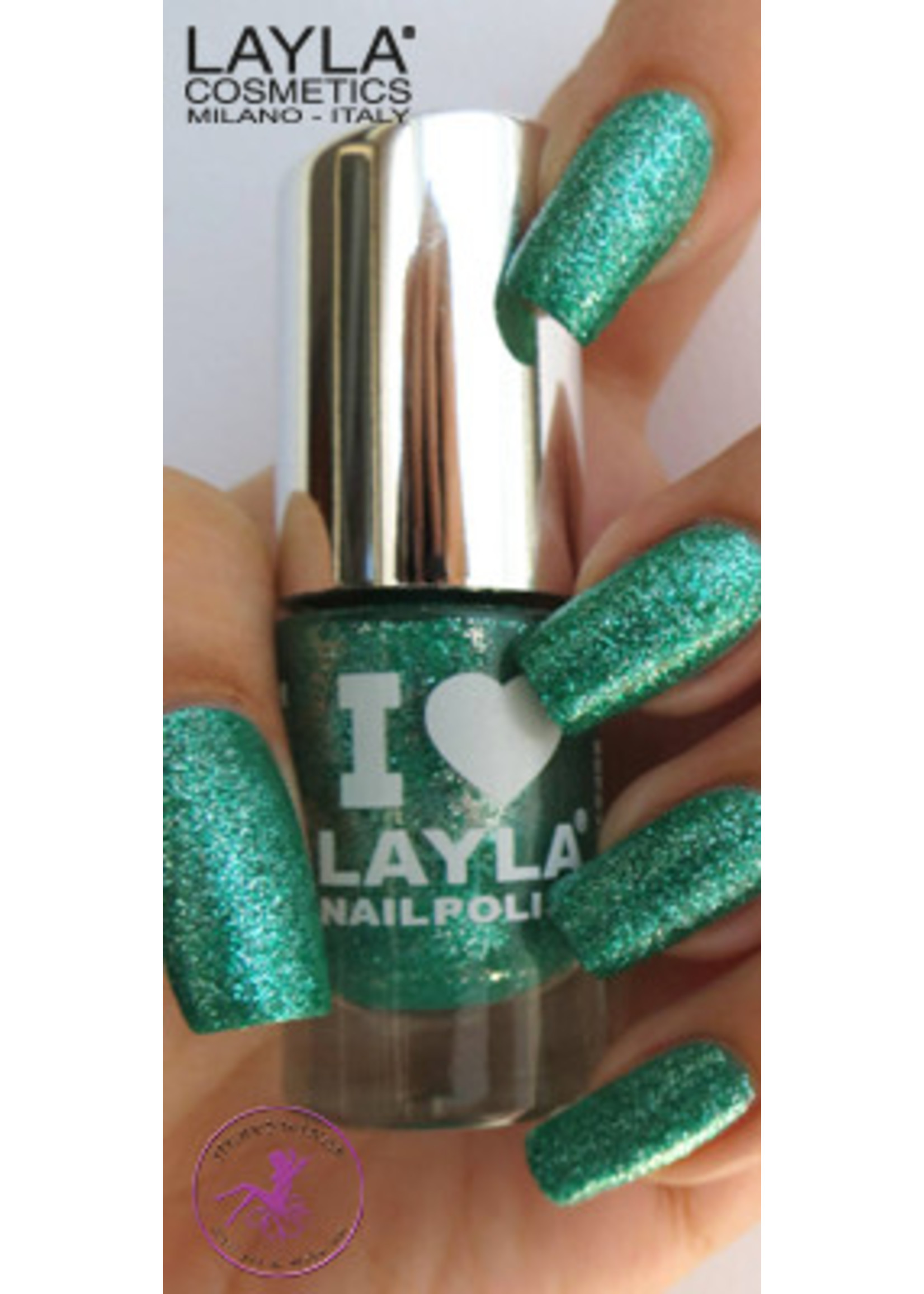 Layla Cosmetics Glitty Green